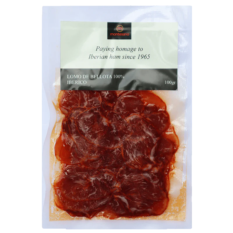 Monteroble lomo de cebo iberico sliced 50 grams